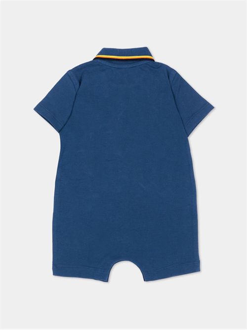Tutina blu polo per neonati K-WAY | K71373W/B67